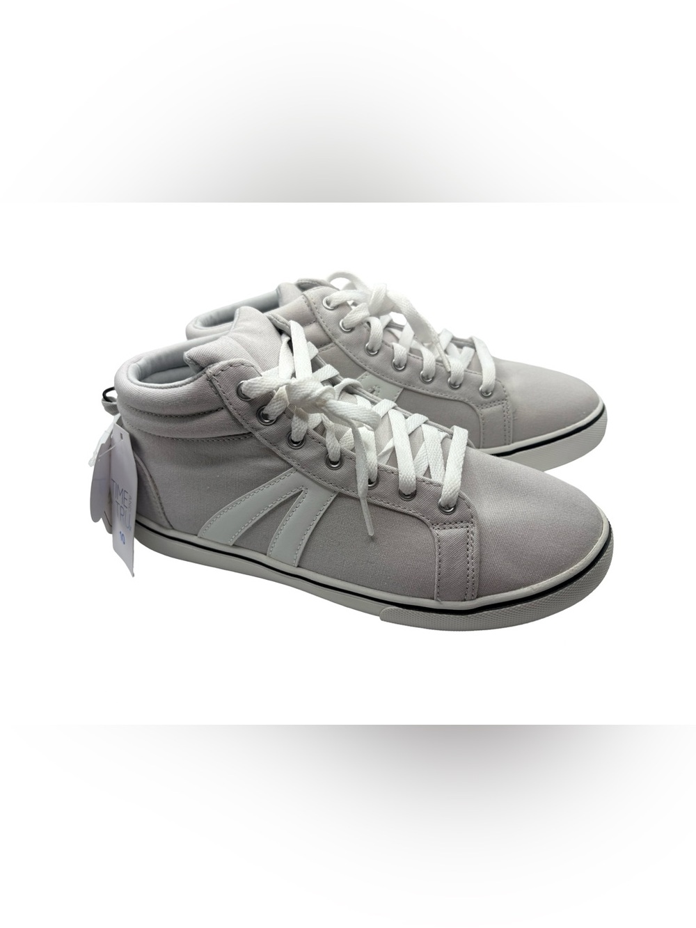 Time and Tru Grey High Top Sneakers Memory Foam BNWT Size‎ 10